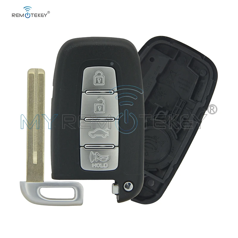 Сменный чехол для ключей Remtekey fob 4 кнопки смарт-ключей Hyundai IX35 I30 | Автомобили и