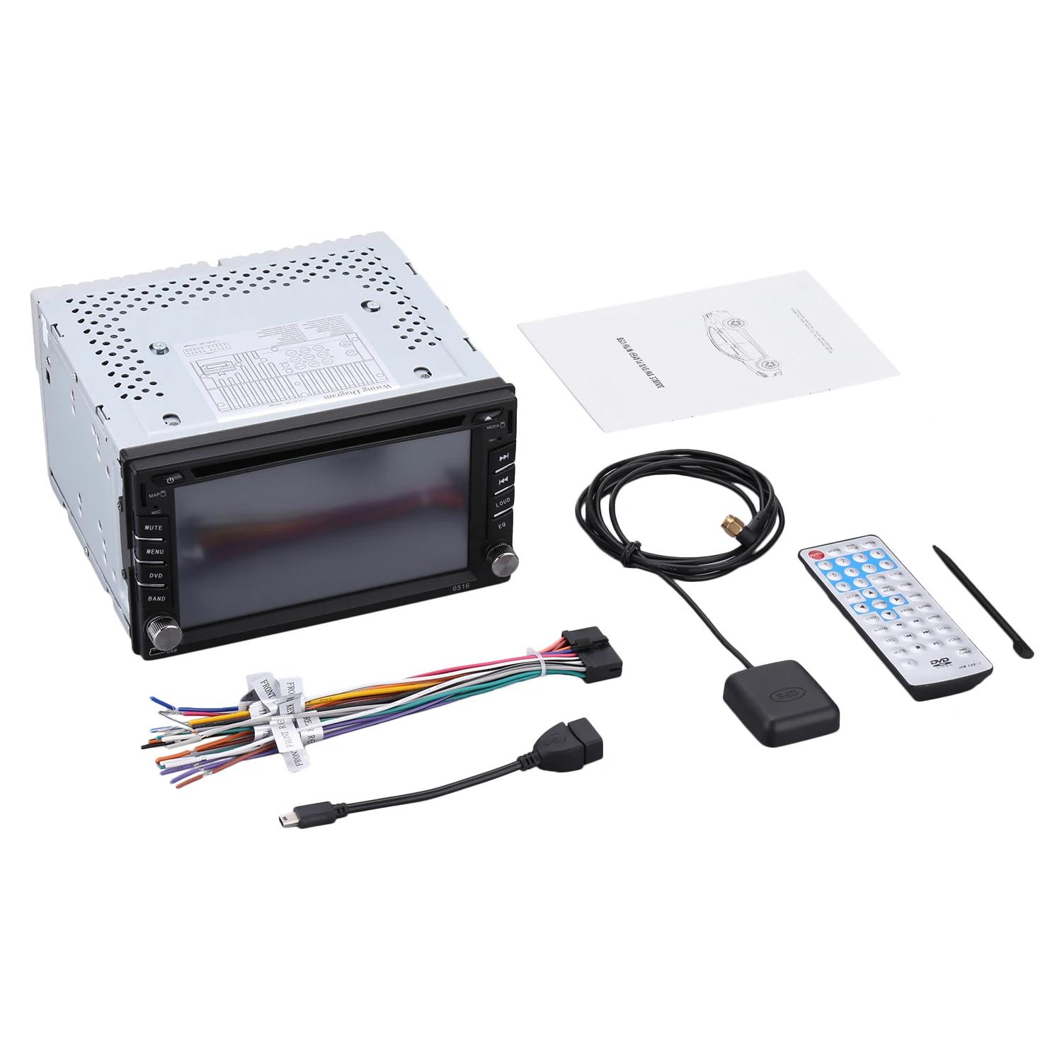 Двойной 2 DIN HD 6 &quotСенсорный автомобильный dvd плеер с экраном Bluetooth GPS Sat Nav стерео