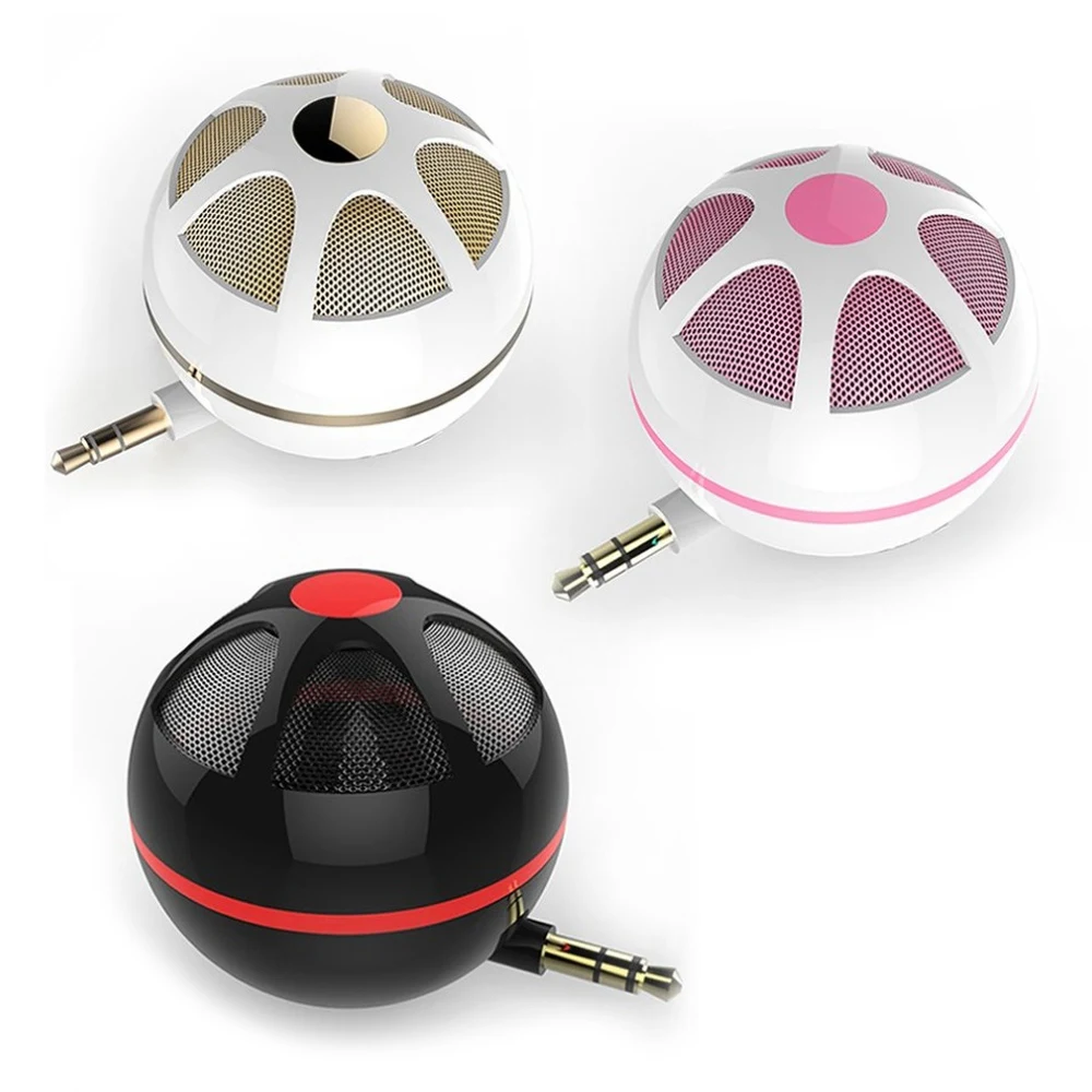 Портативный мини-динамик бас прямой штекер типа мобильного телефона и