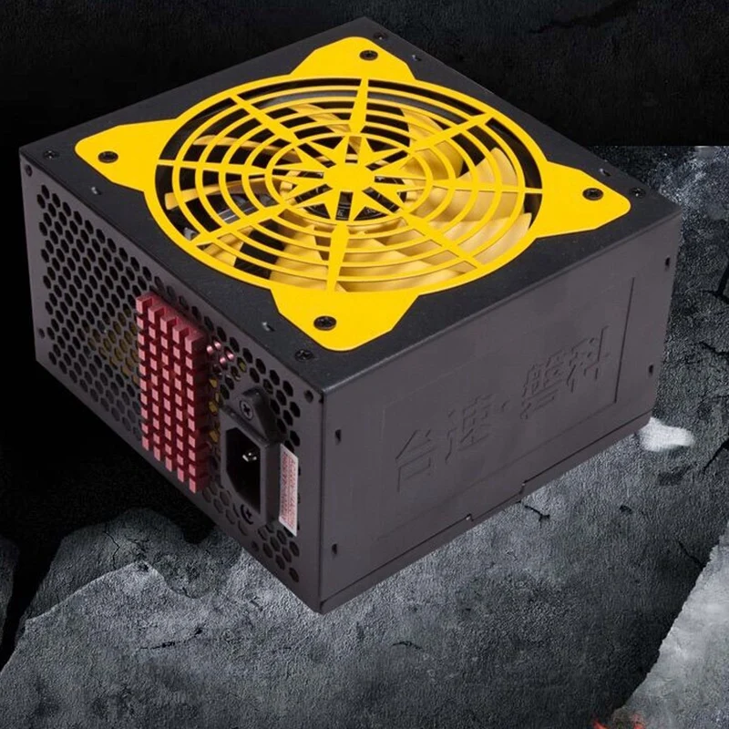 140 260V Max 550W блок питания компьютера ПК Cpu 12V 20 + 4Pin 120 мм тихий вентилятор Pcie E Sata