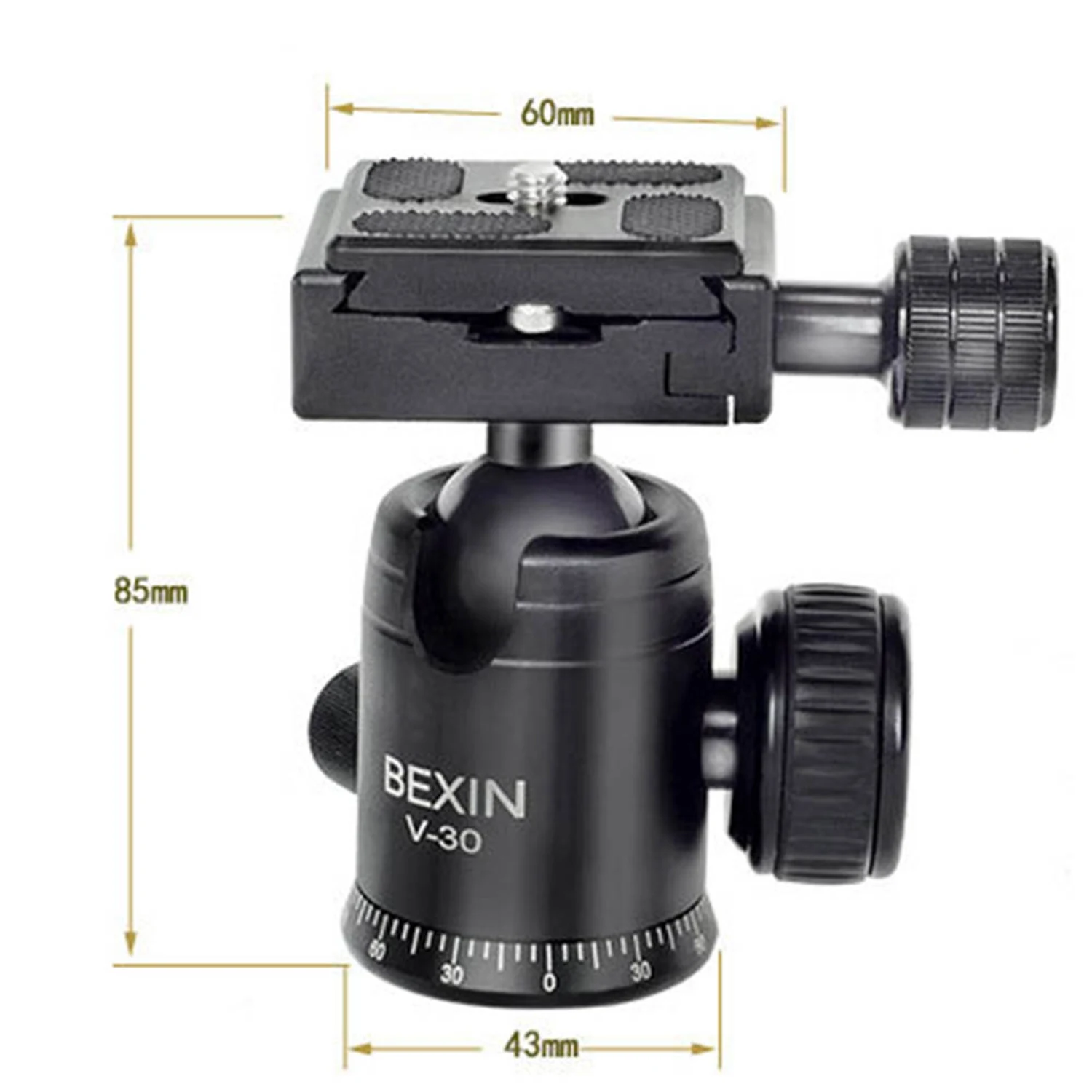 Bexin V 30 вращающаяся на 360 градусов портативная мини камера с шаровой головкой