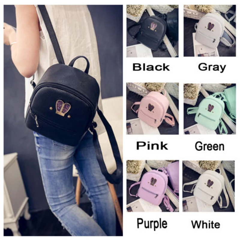 2018 брендовый женский рюкзак школьный на плечо для девочек Белый Дорожный из