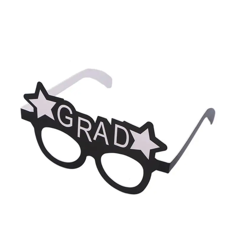 8 шт. Grad Paper Glasses DIY реквизит для фотографий забавные очки бумажные реквизиты