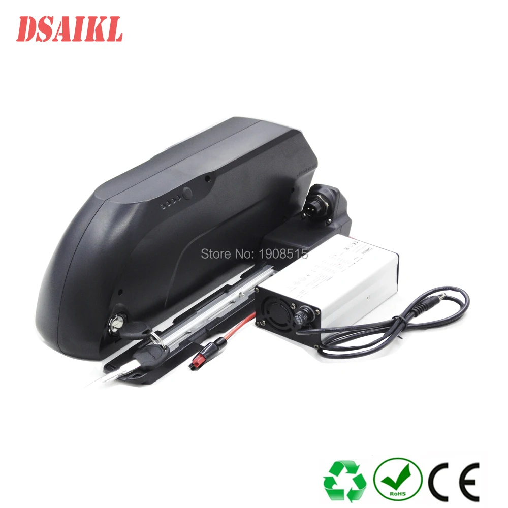 

14S 51.8V tiger shark battery pack 52V 10.4Ah 11.6Ah 12Ah 13Ah 14Ah li-ion battery with charger for 750W 1000W fat tire ebike