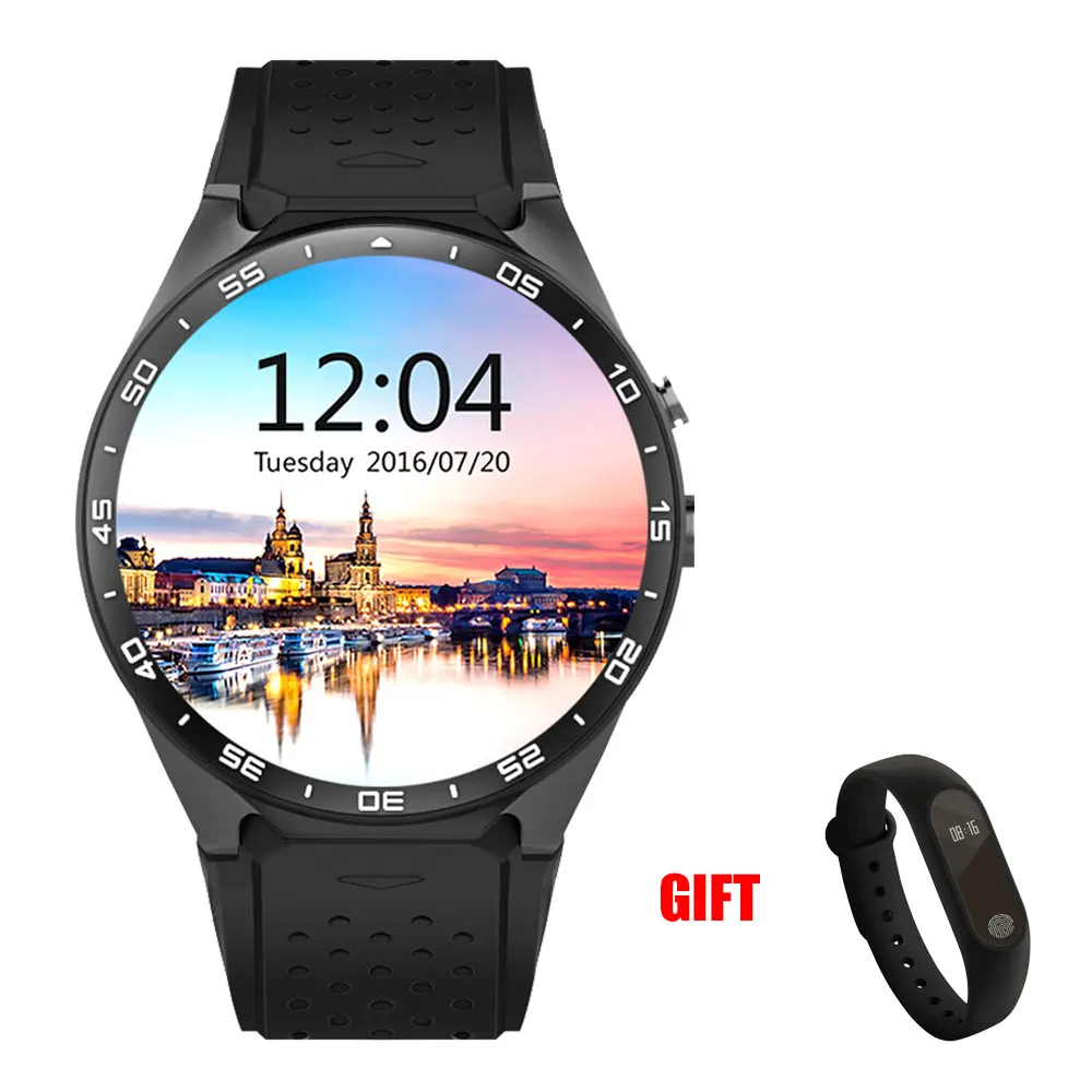 Kaimorui умные часы KW88/Pro пульсометр шагомер поддержка sim-карты gps wifi смарт-браслет+ M2 смарт-браслет Android и IOS Телефон