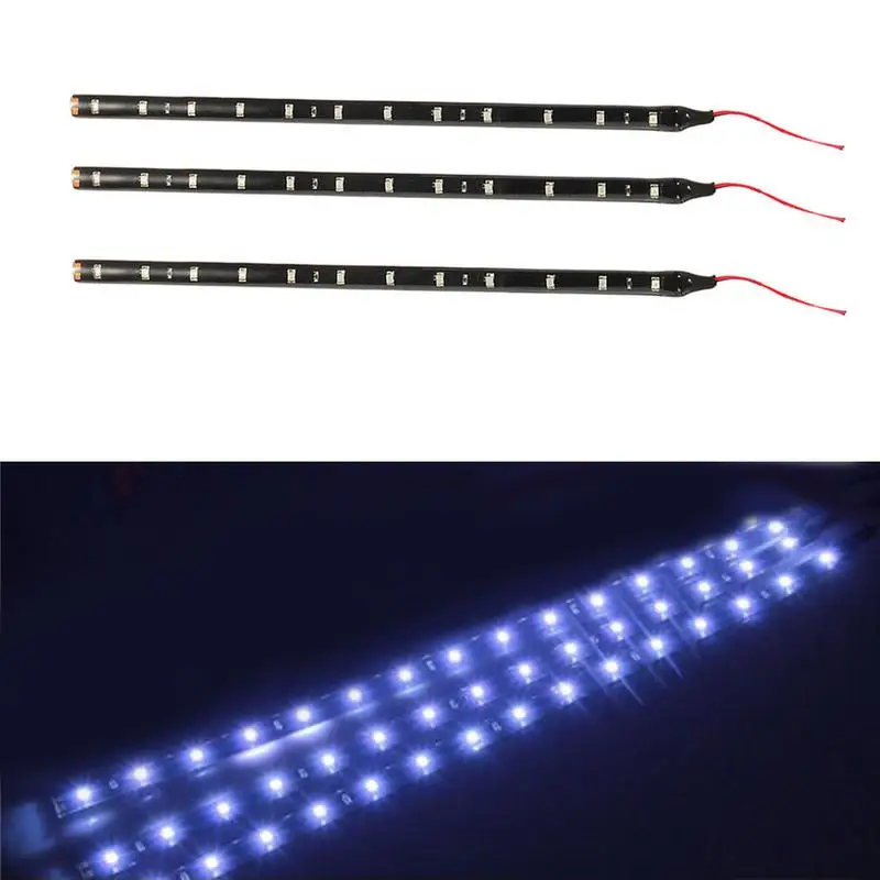 3 шт. мощная 30 см Водонепроницаемая светодиодная лента 5050 SMD для автомобилей