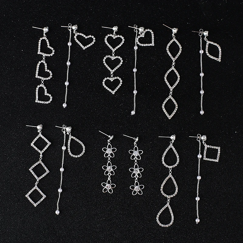 Серьги-подвески женские, грушевидные, эффектные, E3001