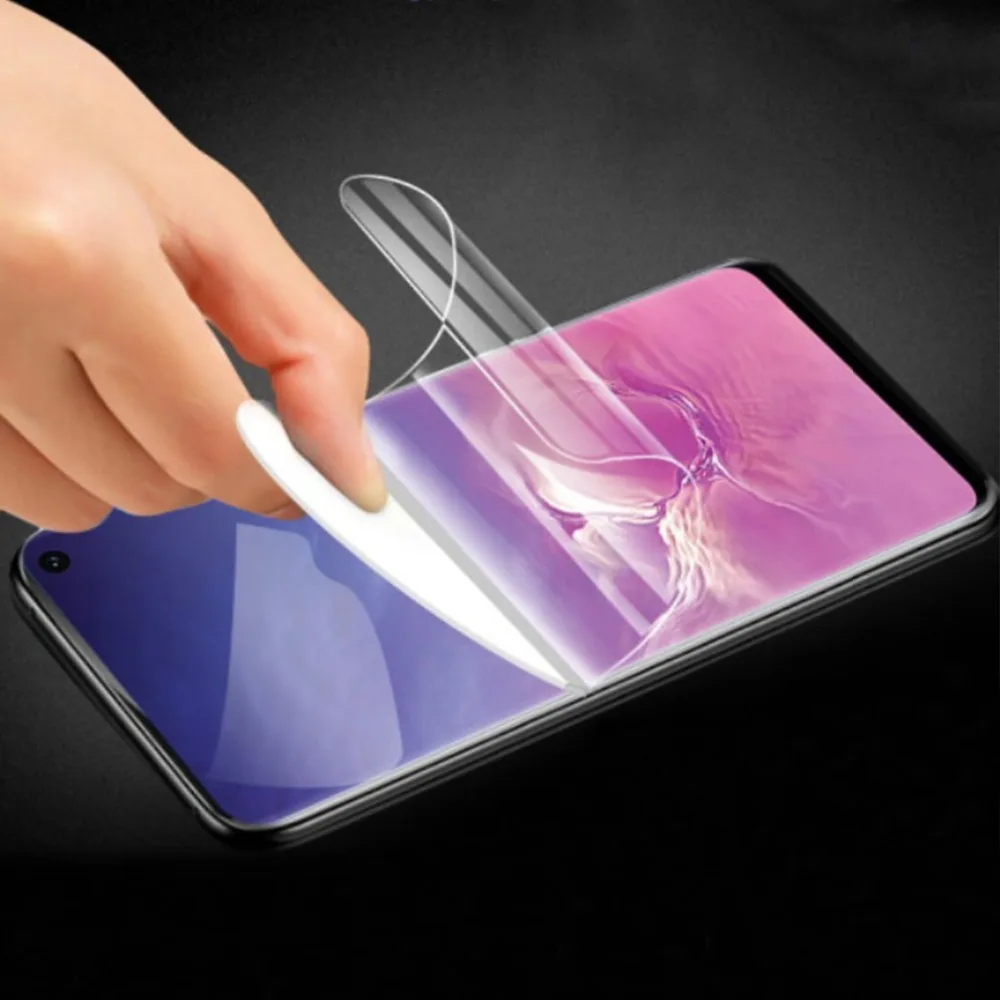 Защитная пленка 5D для Samsung Galaxy A90 A20s A30s A40s A50s M30s Note 10 нано пленка|Защитные стёкла и