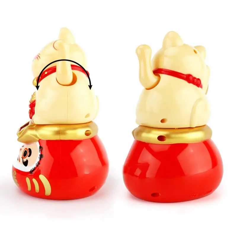 Maneki Neko на солнечной батарее очаровательное Счастливое Платье поманивающее котов