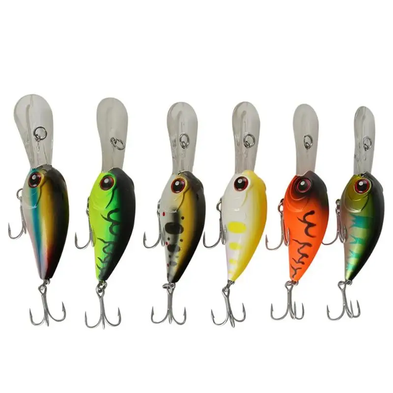 Гольян короткий язык Троллинг твердая рыболовная приманка 8 см 10 г Crankbait