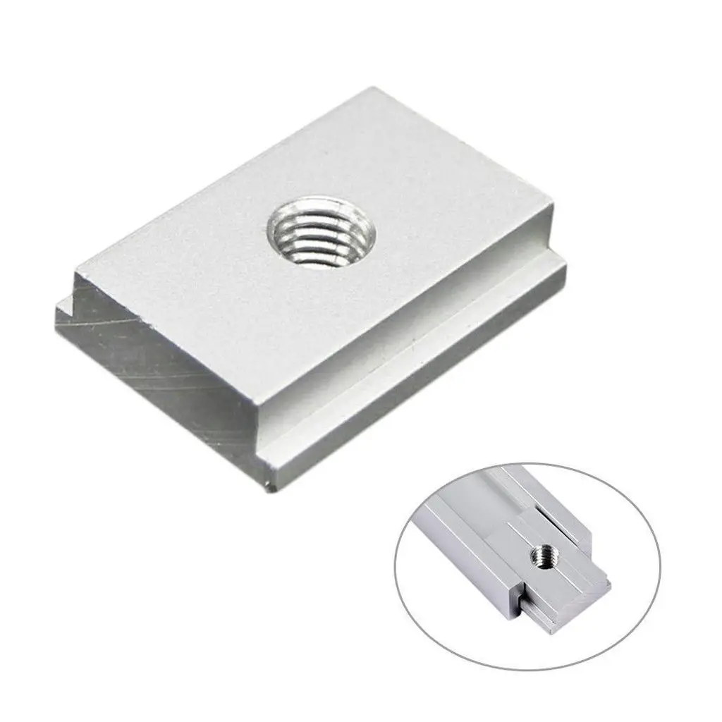 2 шт. Торцевая планка слайдер Т треков образное зажимное приспособление для