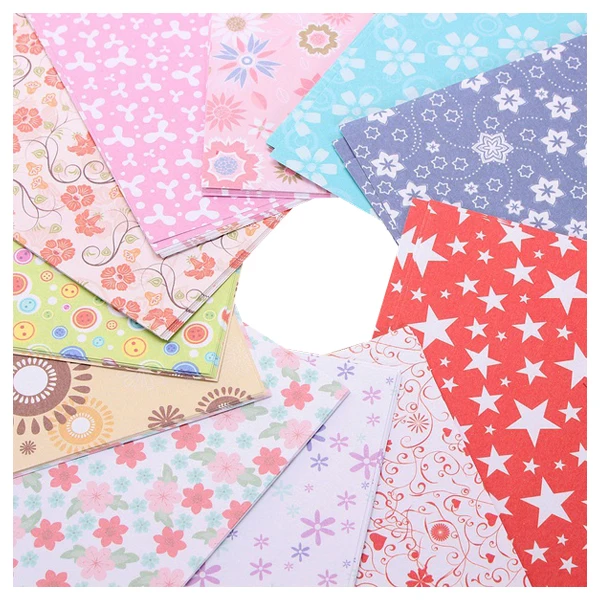 Новинка 1 упаковка цветочный квадратный складной кран PPYY оригами Chiyogami Craft Lucky Wish