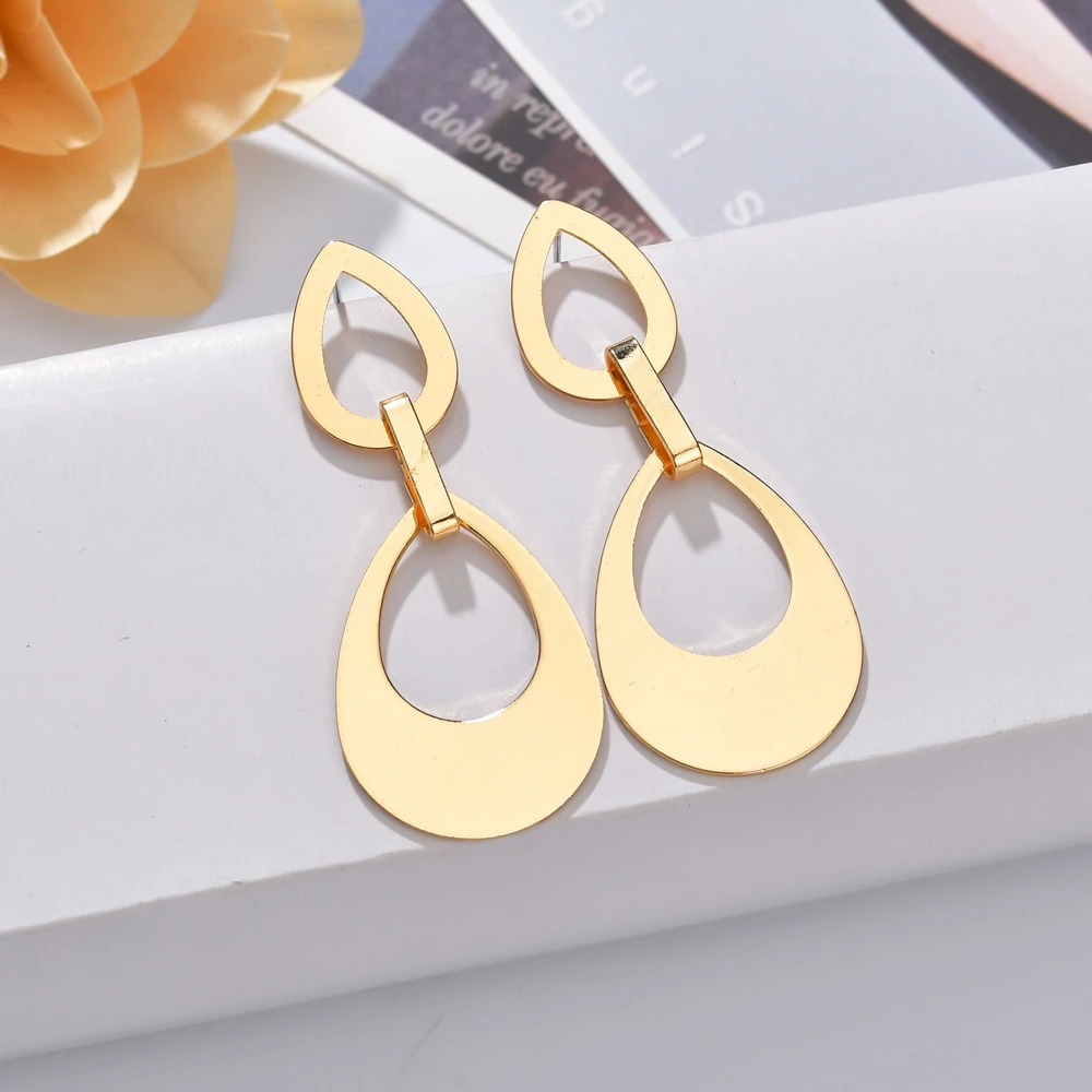 MESTILO новые модные женские массивные ювелирные изделия геометрические серьги для