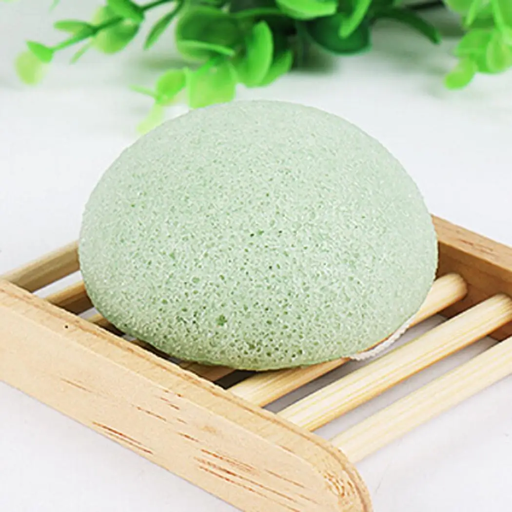 Natural Konjac Exfoliator Cleansing Sponge Facial Puff Cleaning Washing Face Home Hotel |