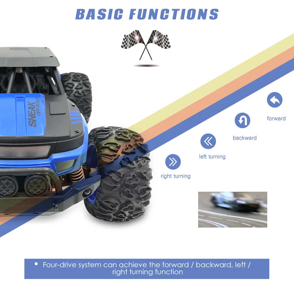Высокоскоростные внедорожные радиоуправляемые автомобили игрушки с