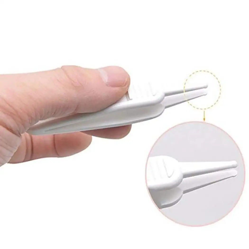 1 шт. Пинцет для чистки новорожденных ушей носа пупка очиститель пластиковые