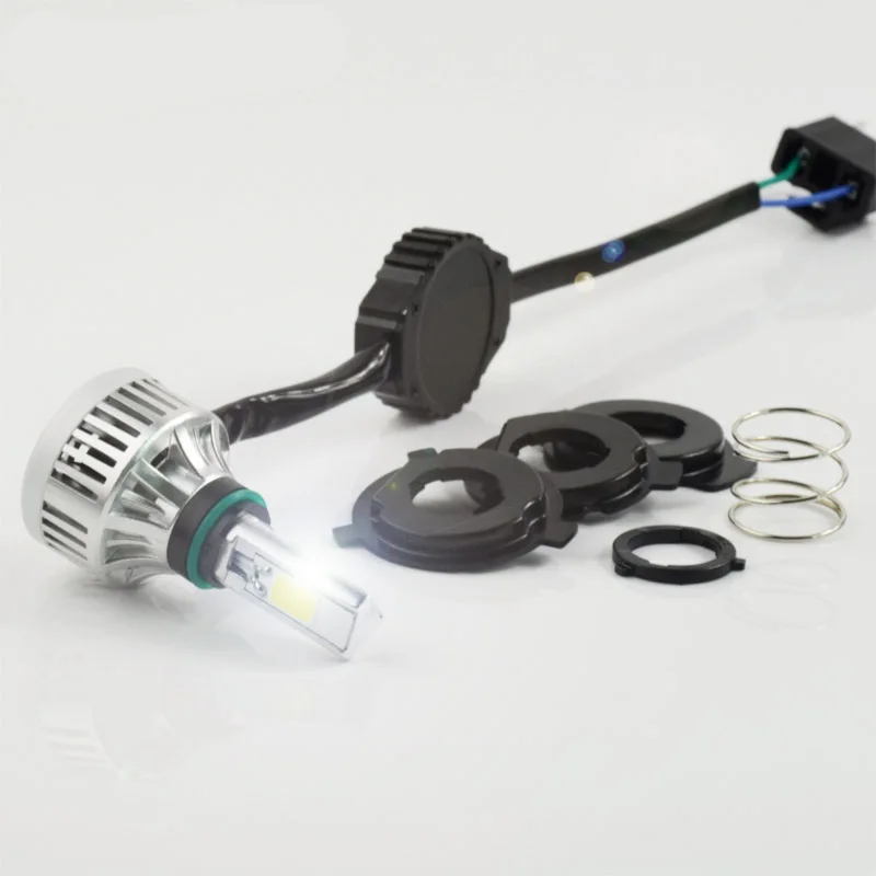 Светодиодные фары для мотоциклов H4 светодиодные лампочки 40 w 4000LM hi/lo света moto 6000 k