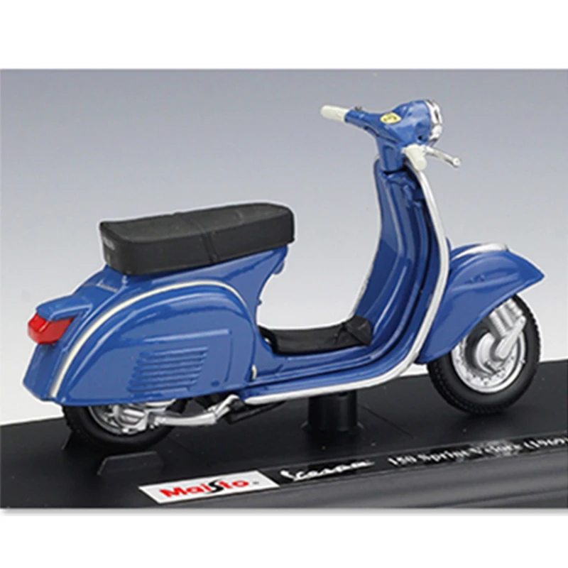 Гибкие вращающиеся колеса MAISTO 1:18 Vespa 150 Sprint модель из сплава игрушка для детей