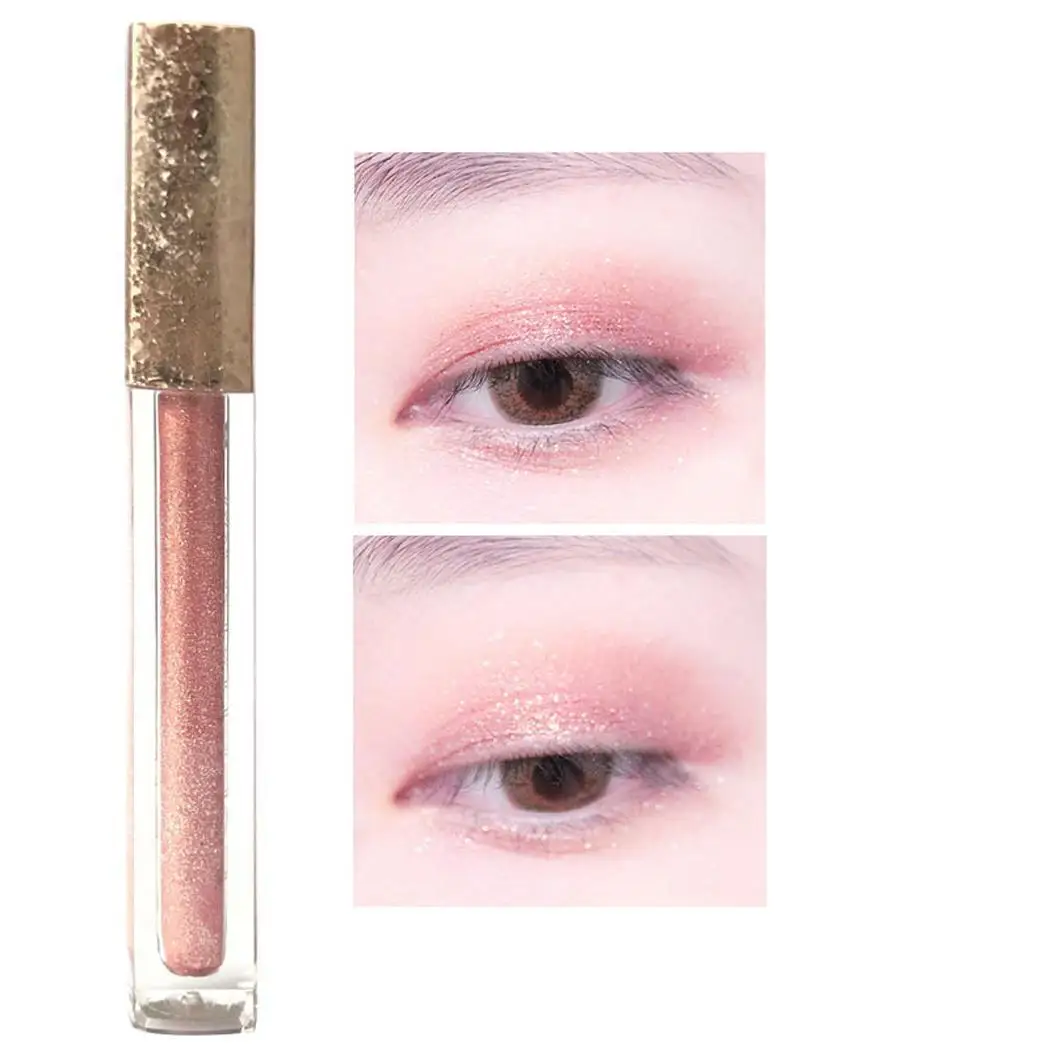 С металлическими блестками тени для век блестящая жидкая Professional makeup или