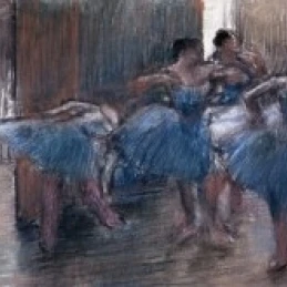 Танцоры Эдгар Дега (1834-1917/French) плакат печать (18x24) | Дом и сад