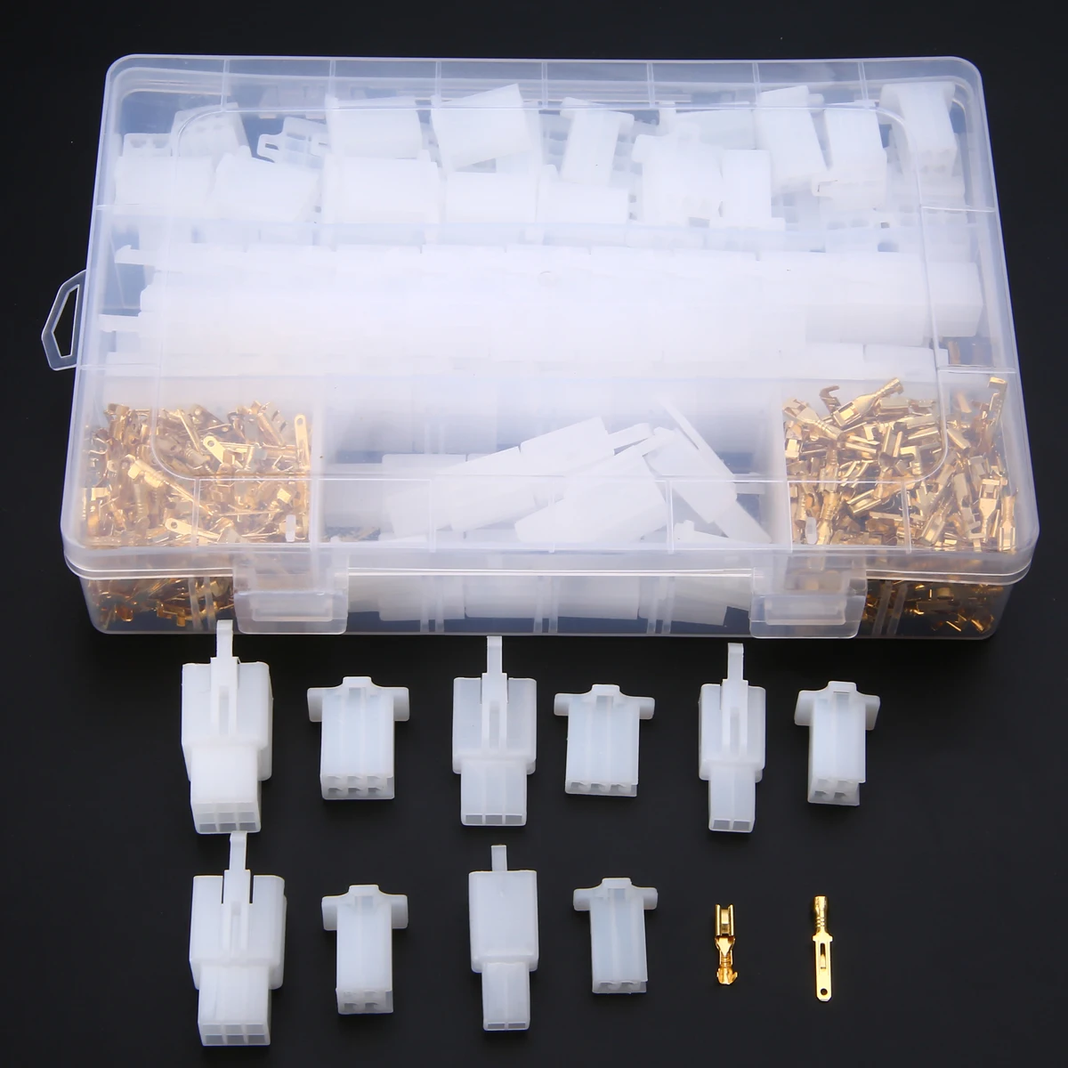 

580pcs/set 2.8mm 2/3/4/6/9 Pin Wire Terminal Connector for Car Boat Motorcycle ATV Scooter Electrical Cable Connector Terminal
