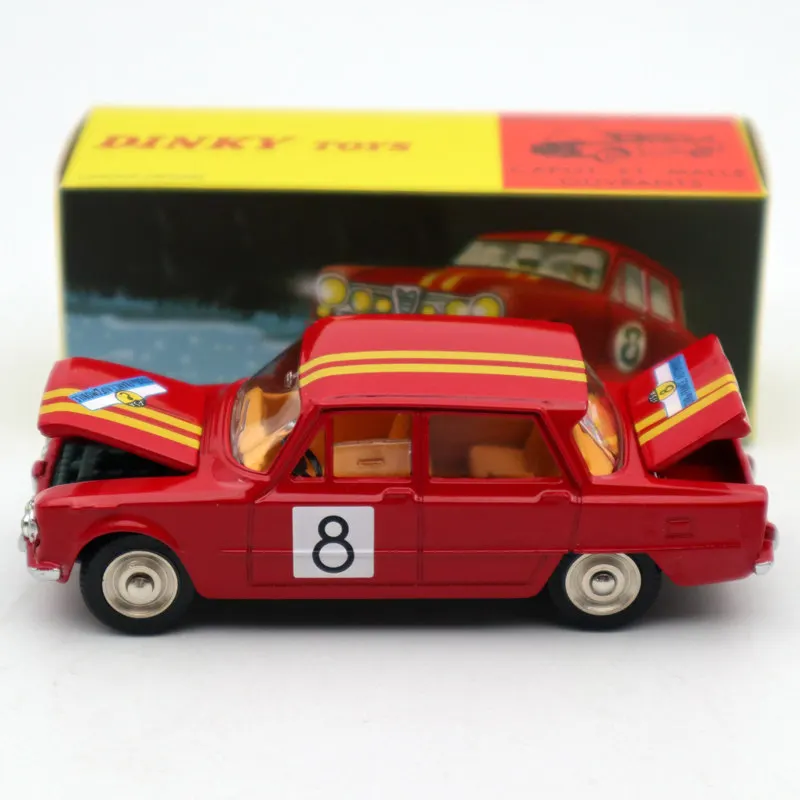 

1:43 Atlas Dinky Toys 1401 ALFA ROMEO 1600 TI Rally #8 Diecast Models Limited Edition Collection
