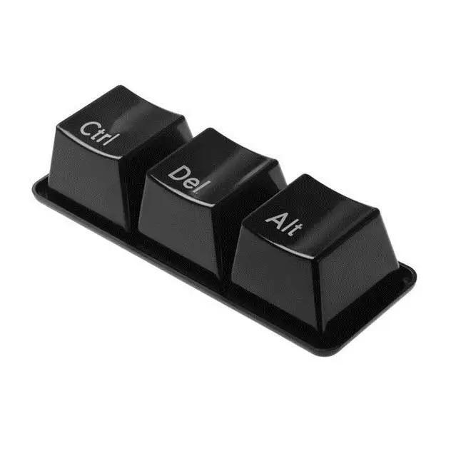 Горячая Распродажа 3 шт./компл. Новинка креативная простая клавиатура Ctrl Alt Del Тип