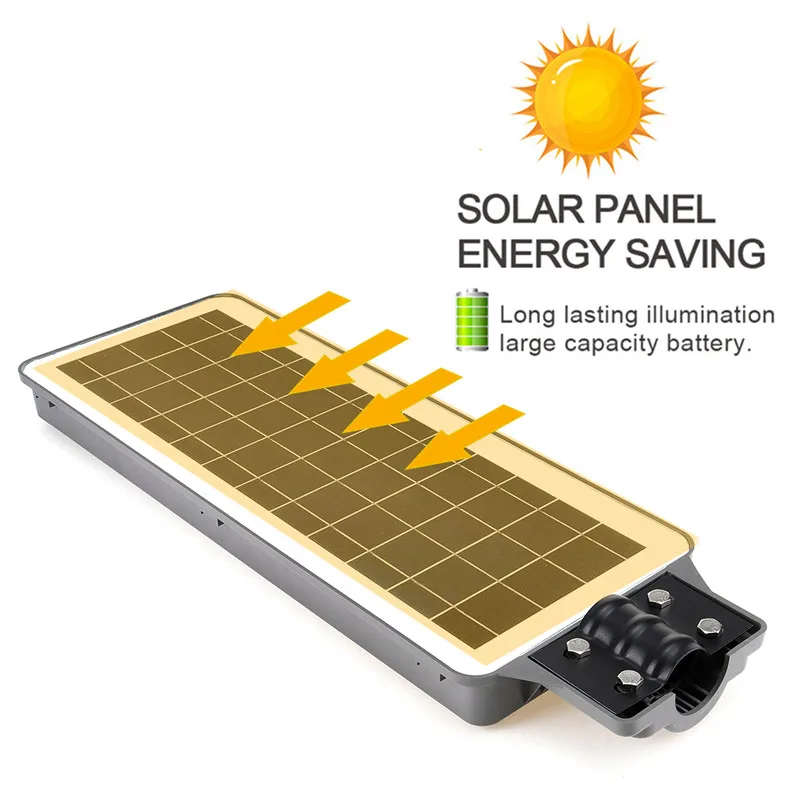 

90W 120LED Solar Street Light Light Control+Radar Sensing Security Lamp 2 In 1 Constantly bright & Induction Solar Wall Lamp