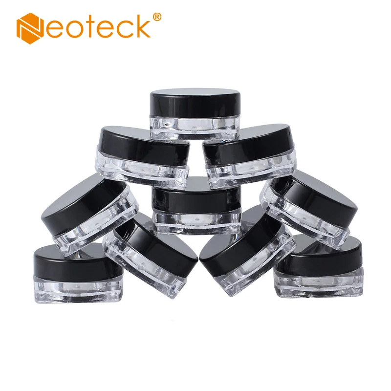 Neoteck 100 шт. контейнер для косметики косметический крем ногтей хранения бусин