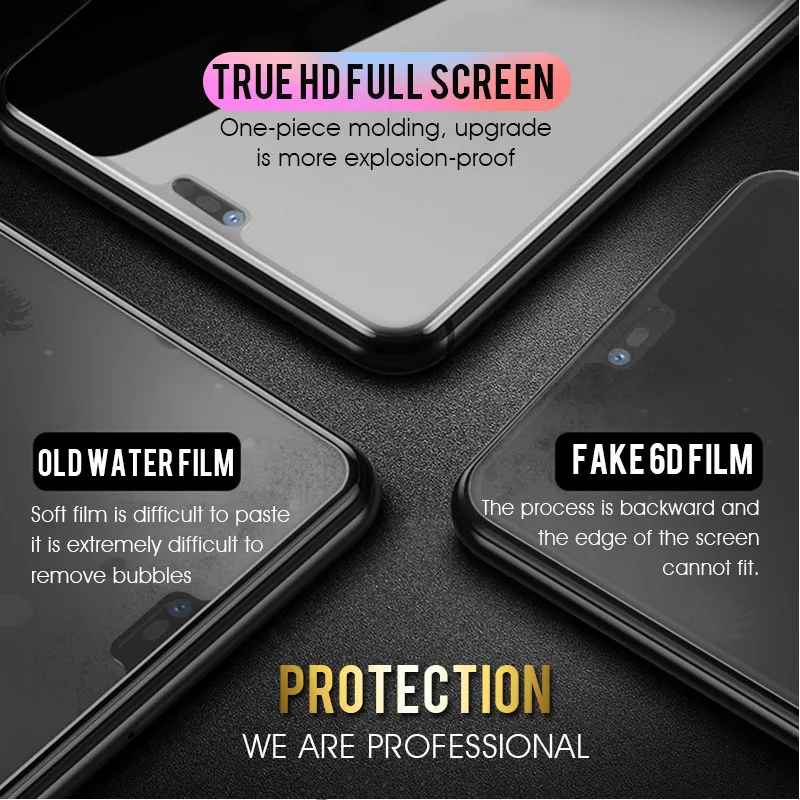 Новинка 8D полное покрытие закаленное стекло для Huawei P20 lite P20Pro P10 P9 Plus защита экрана