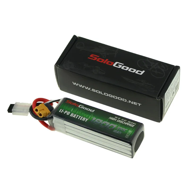 SoloGood 14 8 V 1800mAh 100C 4S XT60 разъем Lipo батарея для Rc гоночных автомобилей модель