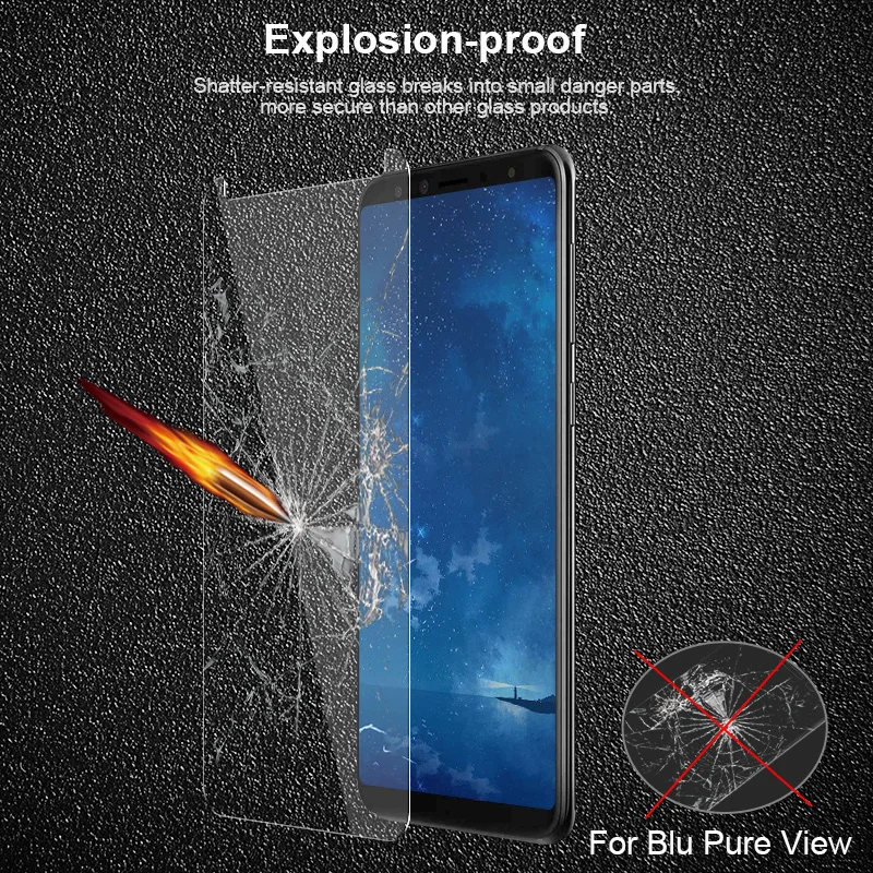 Закаленное стекло для BLU Advance A5 Lte Pure View R2 Plus 2018 2019 Защитная пленка экрана телефона