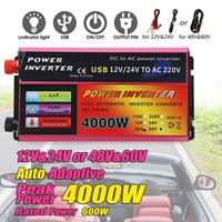 1224v to 110v 1200w power inverter vehicles inverter charger converter adapter truck rechargeable
