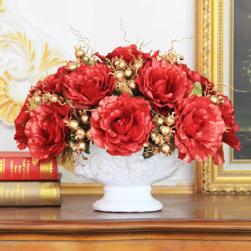 Para Jardim для Cam Vazo Gold Deco дом Jarrones Decorativos современный Декор дома аксессуары