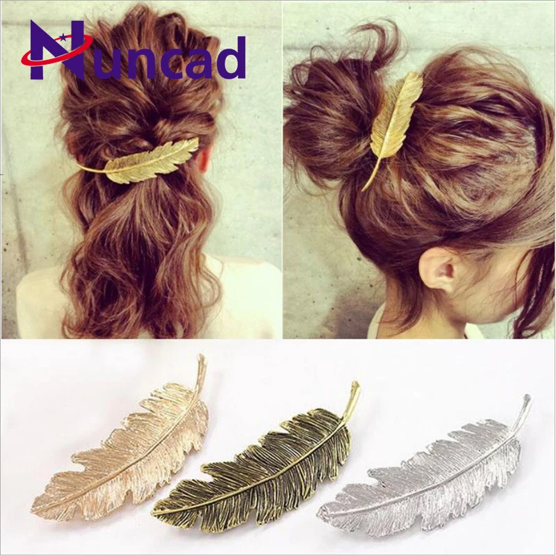 Лист фигурная металлическая Скрепка заколки шпильки для женщин волос Головные