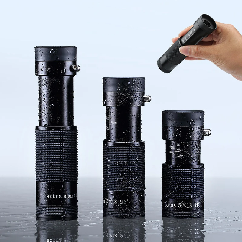Universal mobile phone external Mini single tube 8X21 HD Low light level night vision Lens 62 telescope | Инструменты