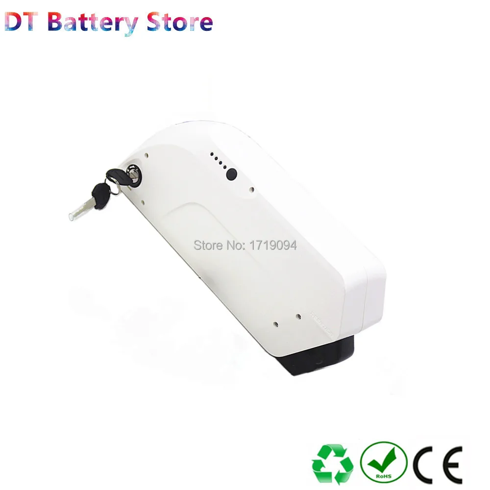 Бесплатная доставка 36 v/48 v/52 v tiger shark down tube Ebike battery 10ah 10.4ah 11.6ah 12.8ah 14ah 14.5ah 15ah 16ah 17ah 17.5ah