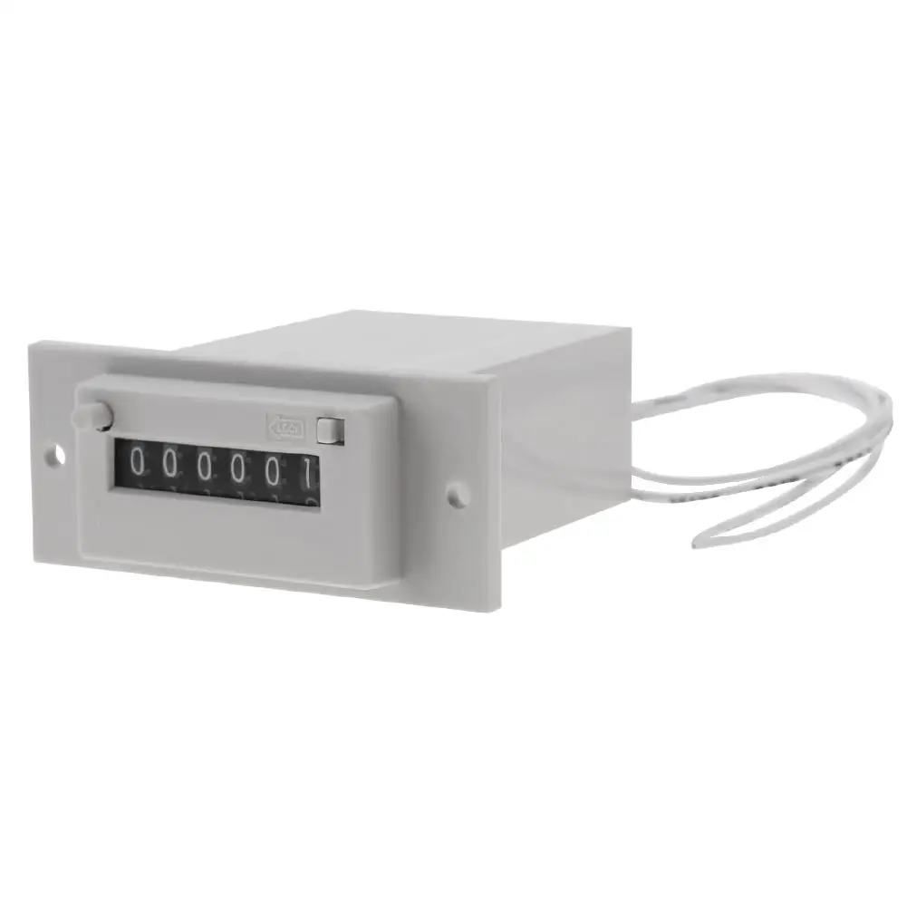 Электромагнитный импульсный счетчик 6 цифр AC110V / AC220V/DC24V новый стиль 2019|Счетчики| |