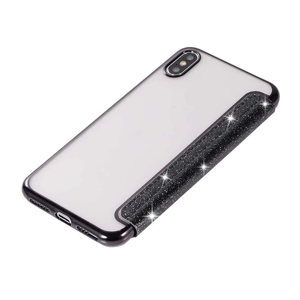Роскошный блестящий чехол KISSCASE для iPhone 7 8 5 5S 6 6s Plus мягкий из ТПУ X XR XS MAX Кожаные