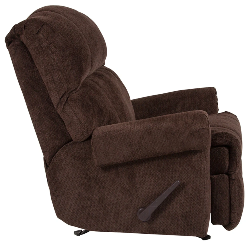 Современные Kelly Chocolate супер мягкая микрофибра Rocker Recliner | Мебель