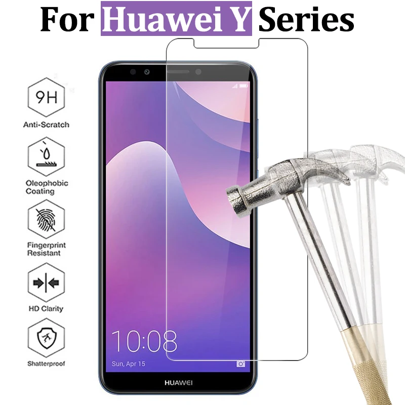 Для Huawei Y9 2018 стекло для Y6 prime защитное Y3 Y5 ii защита экрана Y 3 5 6 закаленное 9h пленка |