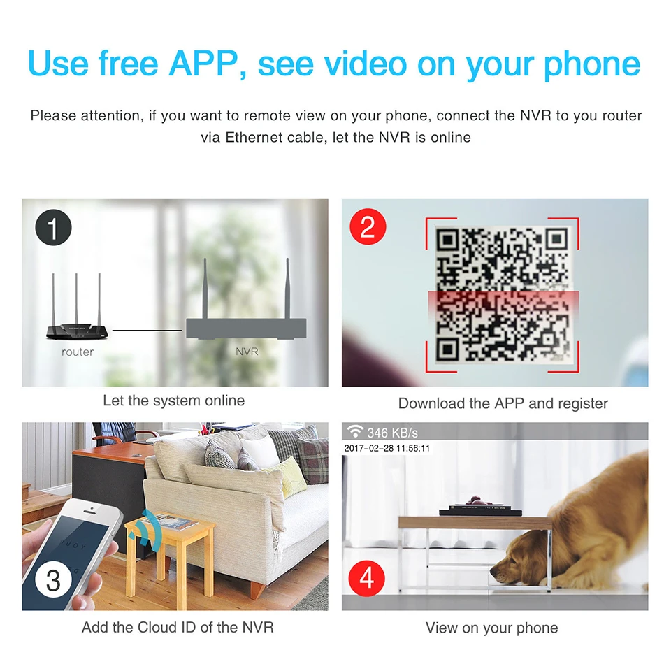 ANRAN CCTV 2.0MP 8CH HD AHD DVR система Комплект 3000TVL 1080P 36IR для дневной и ночной съемки