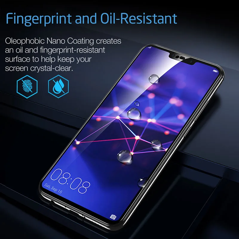 Полностью изогнутая защитная пленка из закаленного стекла для Samsung Note 9 8 S9 S8 S7 S10
