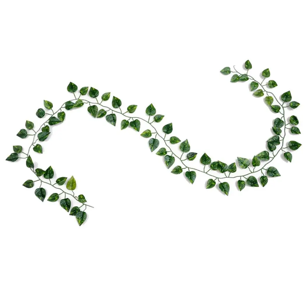 Искусственные растения Искусственный цветок розы листья висит Evergreen листьев