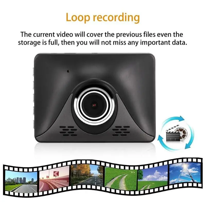 Phisung Новый мини Автомобильный видеорегистратор камера Full HD 1080 P рекордео для