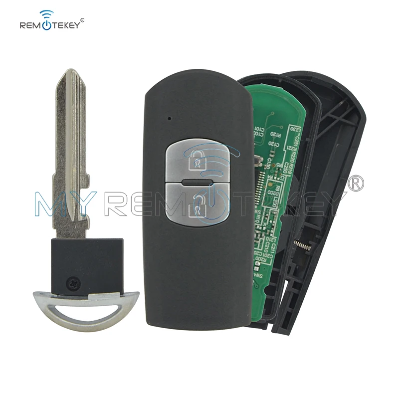 Remtekey SKE13E 01 новая модель смарт ключ 2 кнопки 434 МГц для Mazda 3 6 Axela Atenza 2014 2015 2016 2017|Ключ