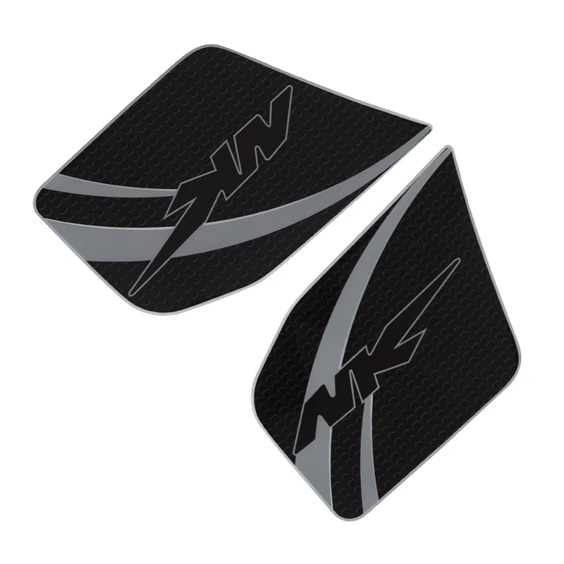 

KODASKIN 3D Printing Gas Cap Tank Traction Pad Knee Fuel Side Grip for CFMOTO 400NK 650NK Black&ampGray