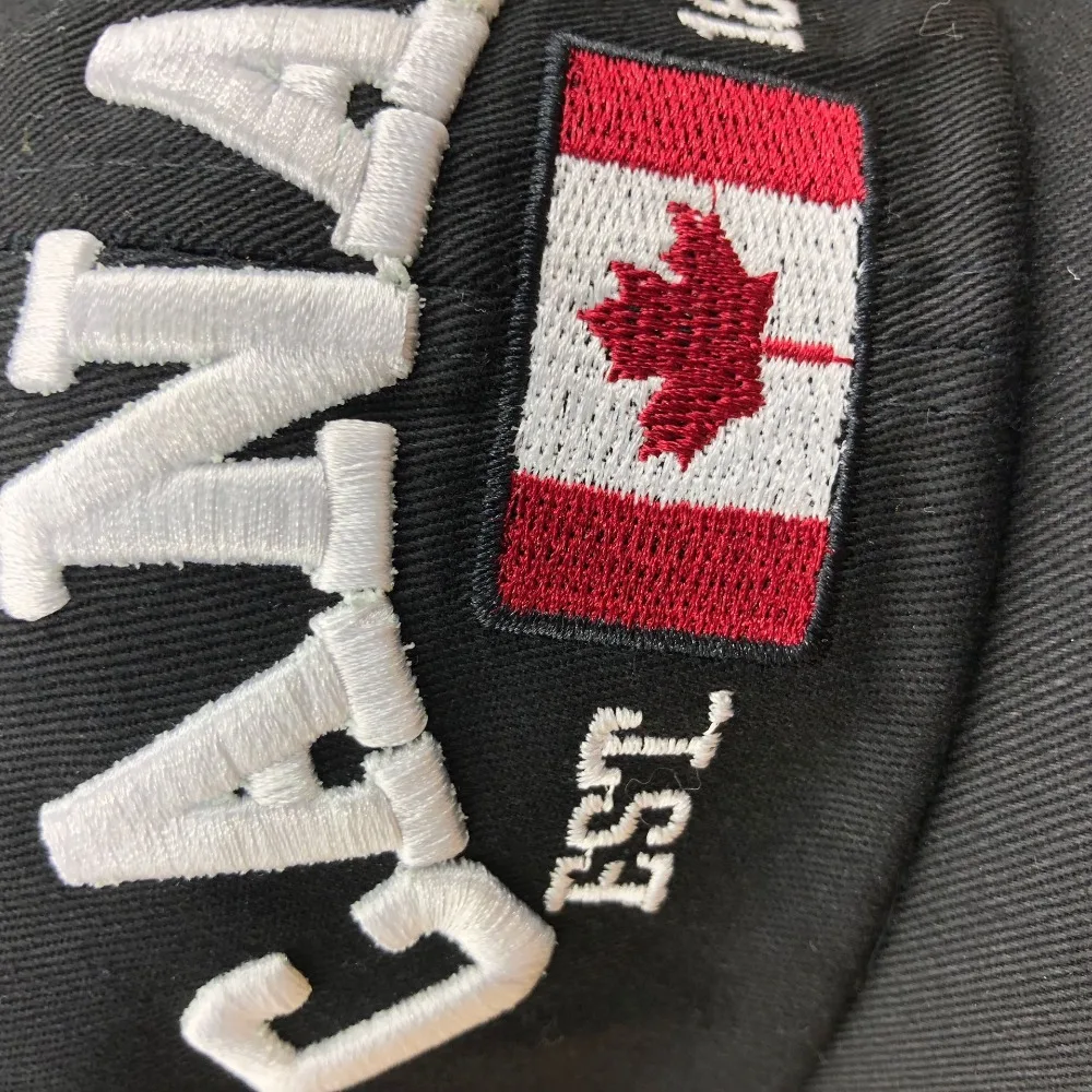 Канадские бейсболки с вышитыми буквами Snapback кепка для мужчин и женщин отдыха