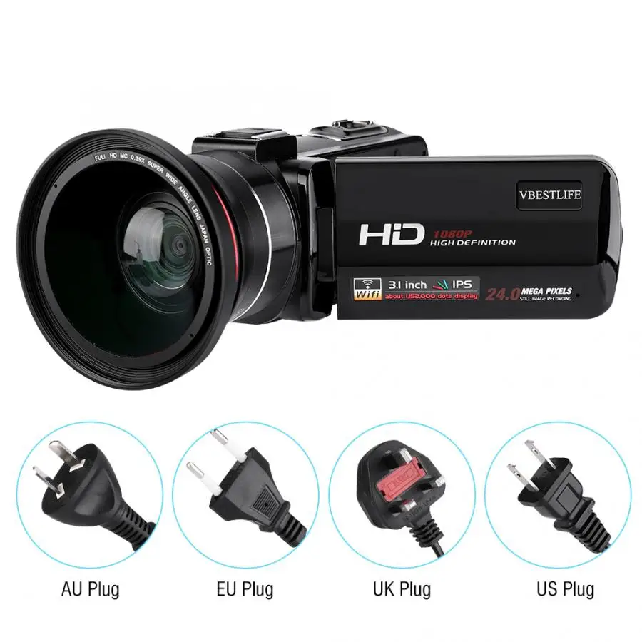 Профессиональный 3 0 &quotIPS сенсорный экран беспроводной WIFI 16x цифровой зум 1080P