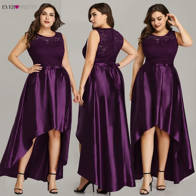 Халат De Soiree Ever Pretty EZ07702 дешевые атласные бордовые кружевные трапециевидные вечерние платья без рукавов размера плюс платья для особых случаев